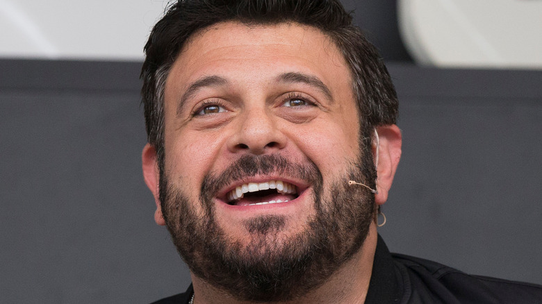 Adam Richman talking