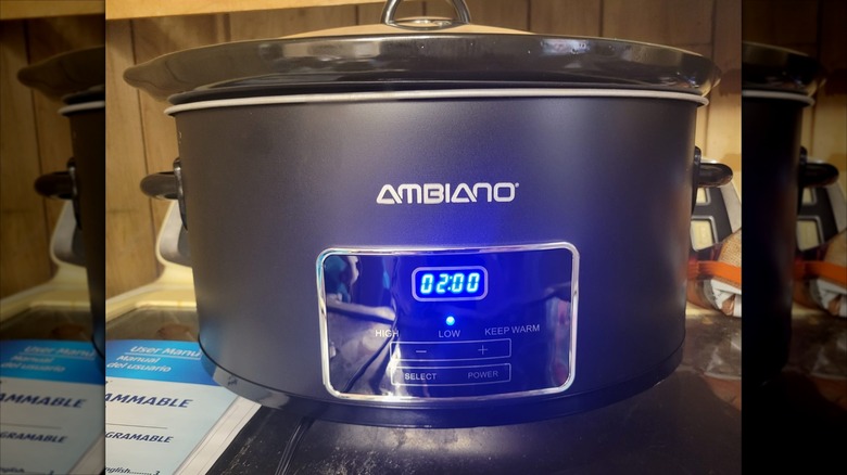 Ambiano 6‑Quart Programmable Slow Cooker