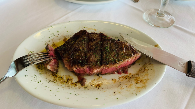 Steak at Ruth's Chris