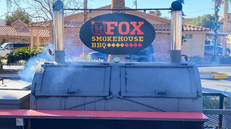 The Fox Smokehouse BBQ smoker