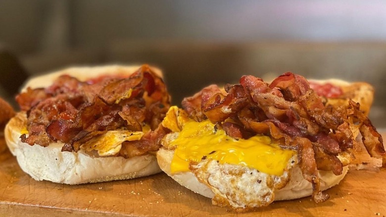2 BEC sandwiches