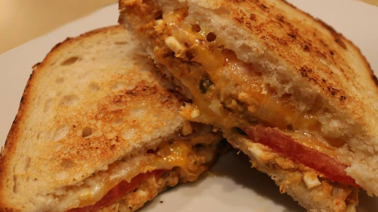 Cajun Salmon Melt sandwich number #21