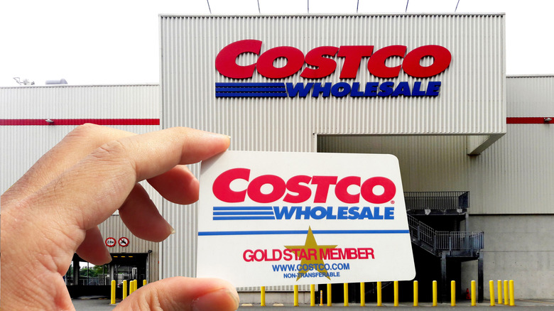 Costco card and warehouse