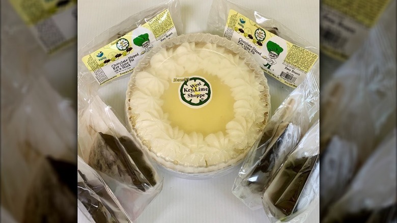 Key lime pie and key lime pie bars at Kermit's Key Lime Shoppe in Key West