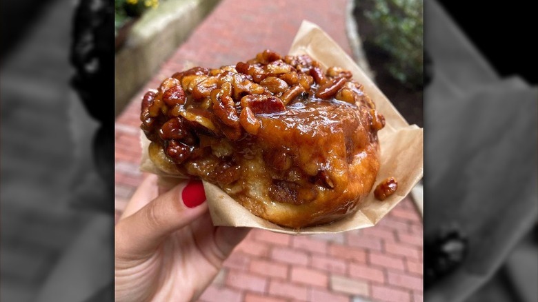 Sticky sticky buns at Flour Bakery + Café in Boston
