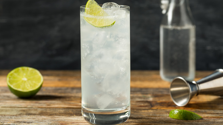 glass of ranch water