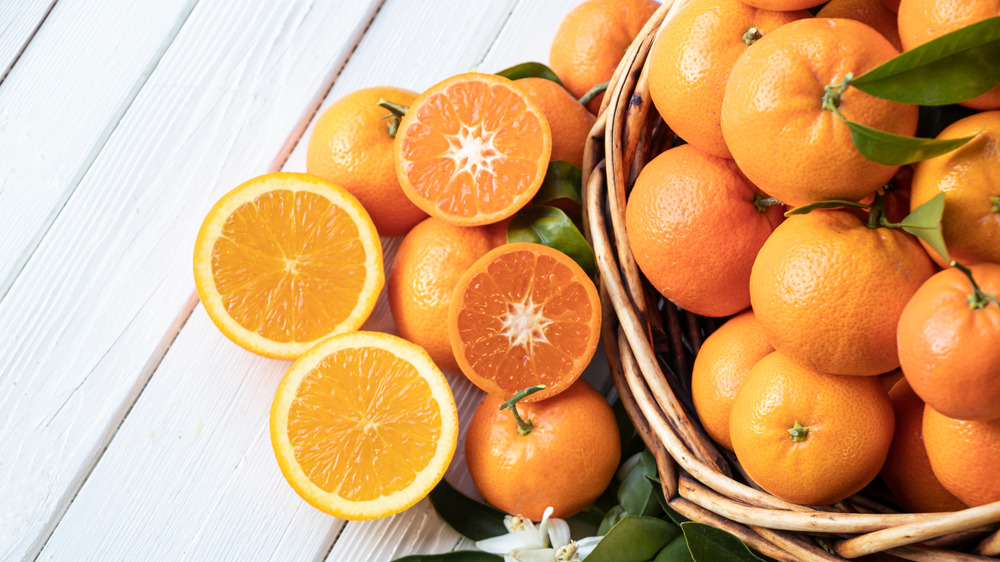 basket of oranges