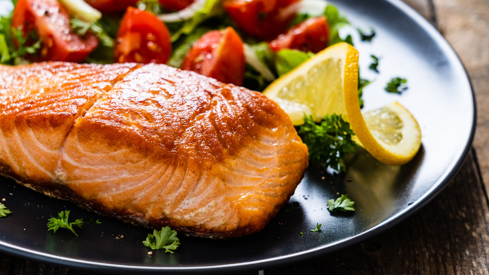 salmon steak