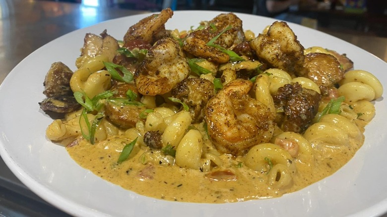 Cajun chicken pasta with shrimp at Swamp Daddy's Cajun Kitchen