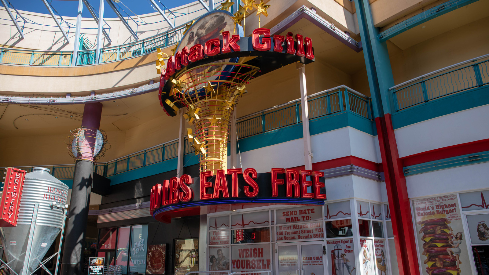 The Absurd Amount Of Calories In Heart Attack Grill S Octuple Bypass Burger