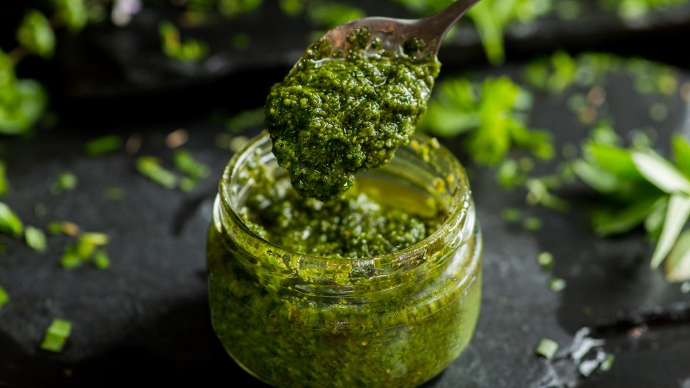 Jar of pistou