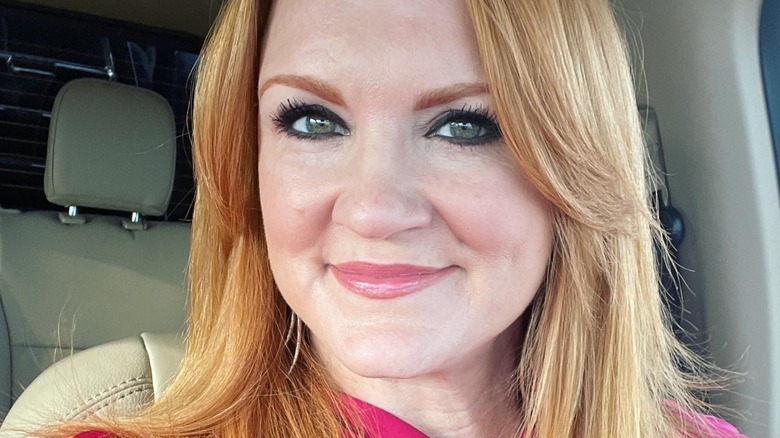 Ree Drummond smiling in car