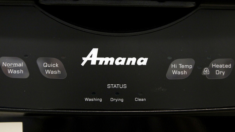 An Amana combination washer-dryer