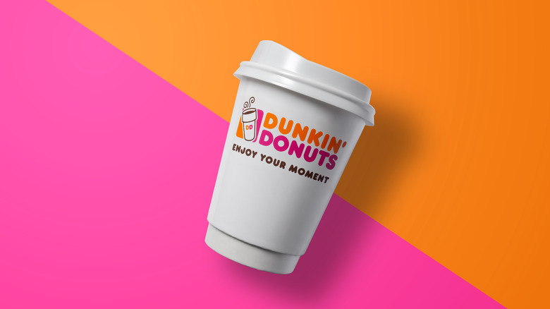 Dunkin' coffee cup
