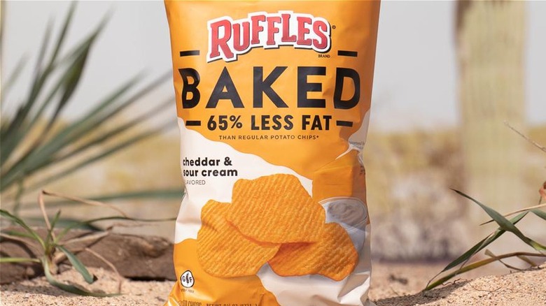 Bag of cheddar & sour cream Baked Ruffles