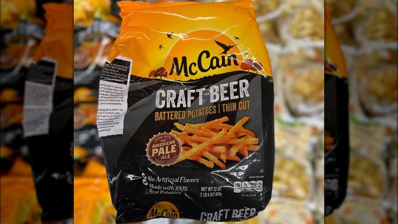 Craft beer battered fries