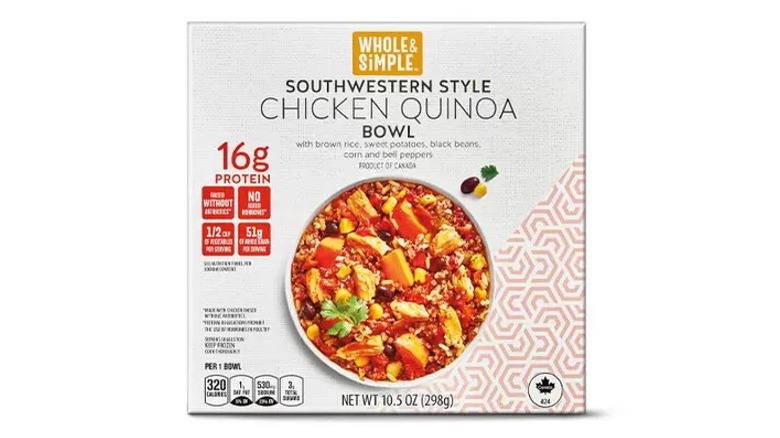 Aldi Southwest Chicken Quinoa Bowl