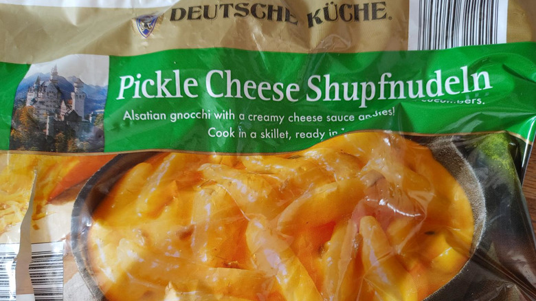 Frozen pickle cheese shupfnudeln bag