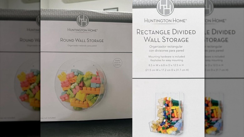 Huntington Home round and rectangular storage bins