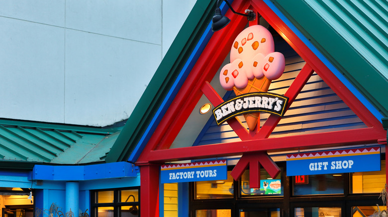 Ben & Jerry's factory storefront