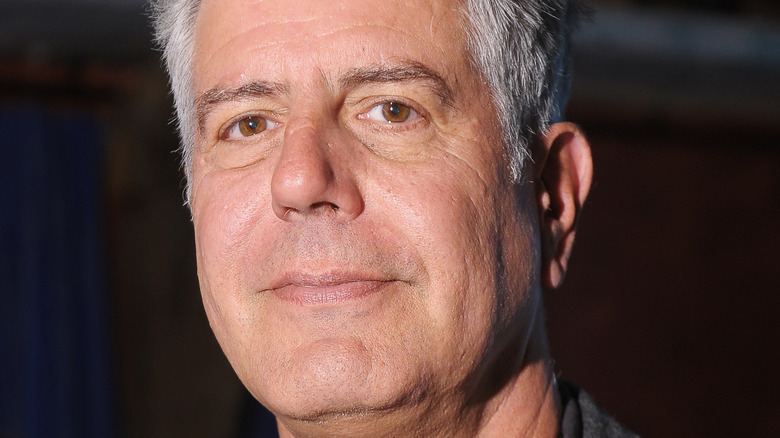 Anthony Bourdain close-up