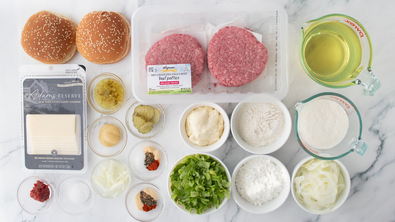 Ingredients for McDonald's Big Arch burgers