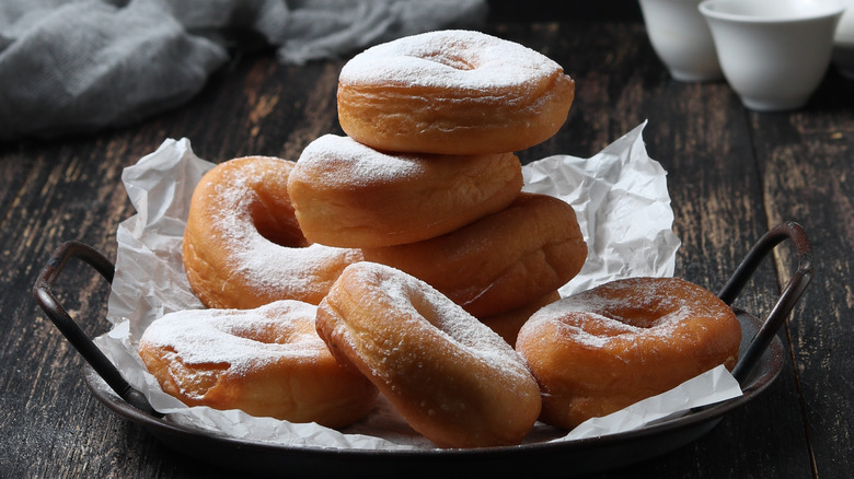 Donuts on a plate