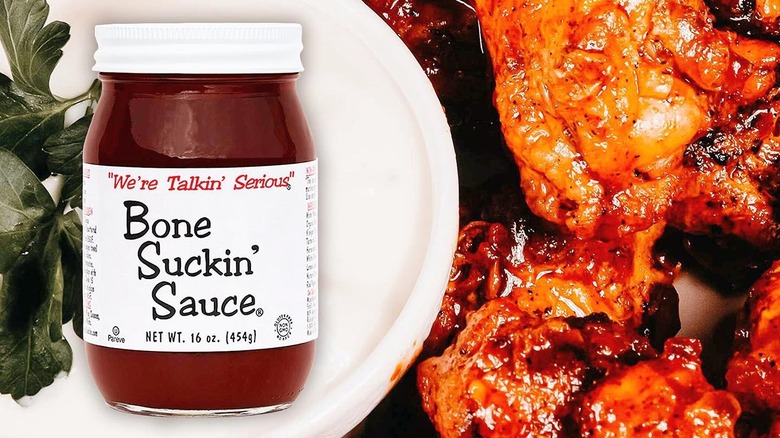 bone suckin' sauce barbecue chicken wings 