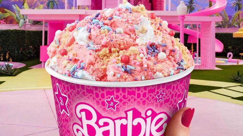 Cold Stone Creamery Barbie-themed desserts