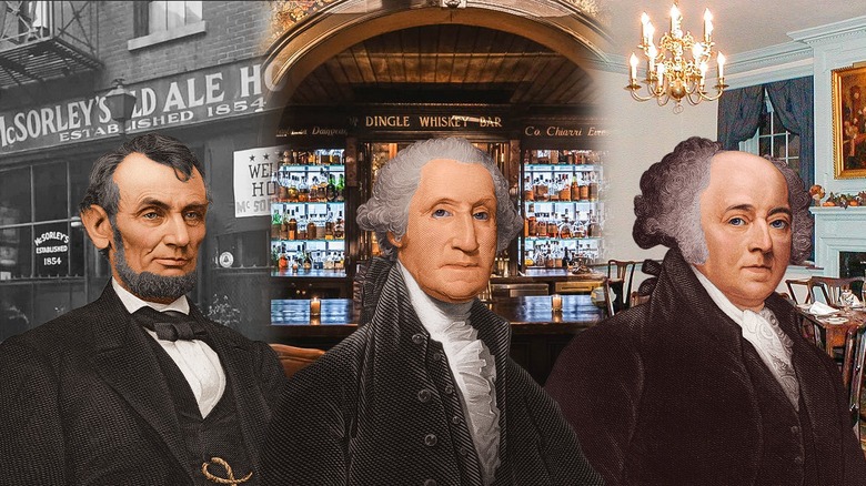 American presidents at various bars