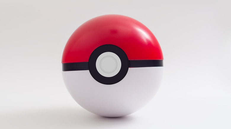 Poké Ball on white background