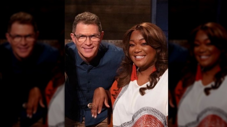 Sunny Anderson Bobby Flay