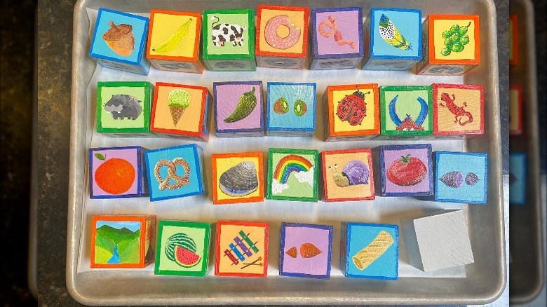 duff goldman's handmade alphabet blocks 
