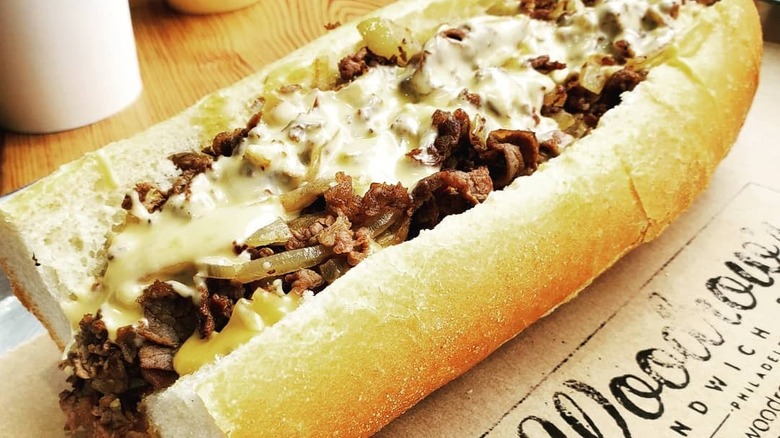 cheesesteak at Woodrow's Sandwich Shop