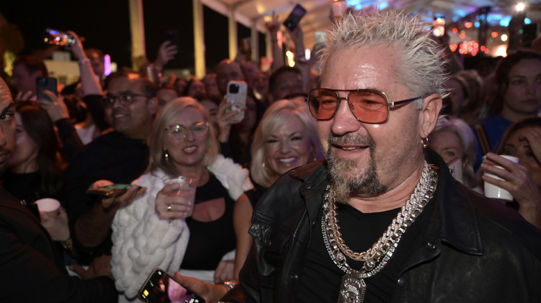 Guy Fieri at "Diners, Drive-ins and Dives" live event