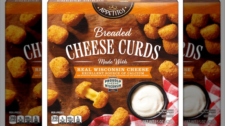 Box of Appetitios Wisconsin cheese curds