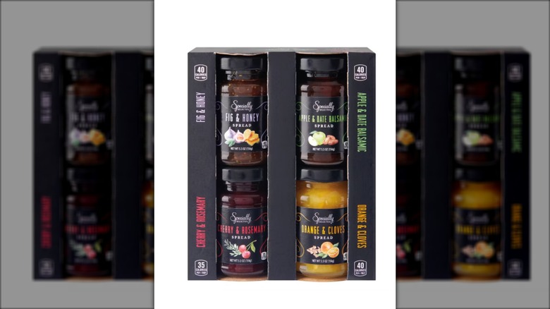 4-pack fruit and nut spread gift box