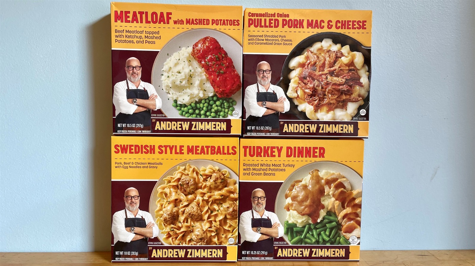 The Best Andrew Zimmern Frozen Dinner Casts Turkey As The Main Character