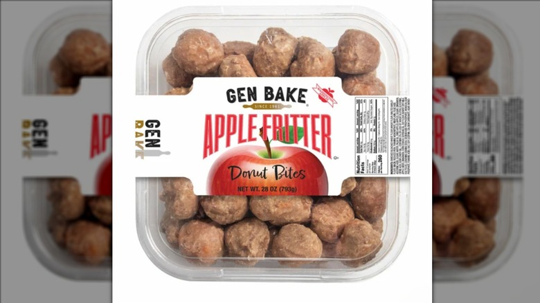 package of apple fritter donut bites