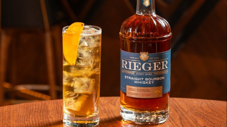 Rieger straight bourbon with cocktail