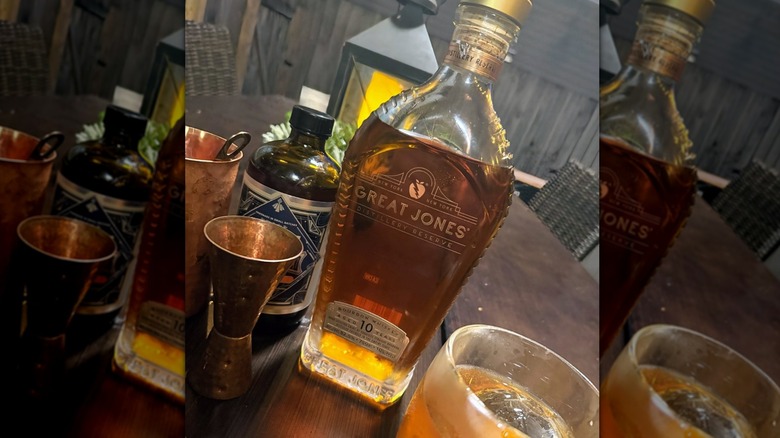 Great Jones Distilling straight bourbon bottle