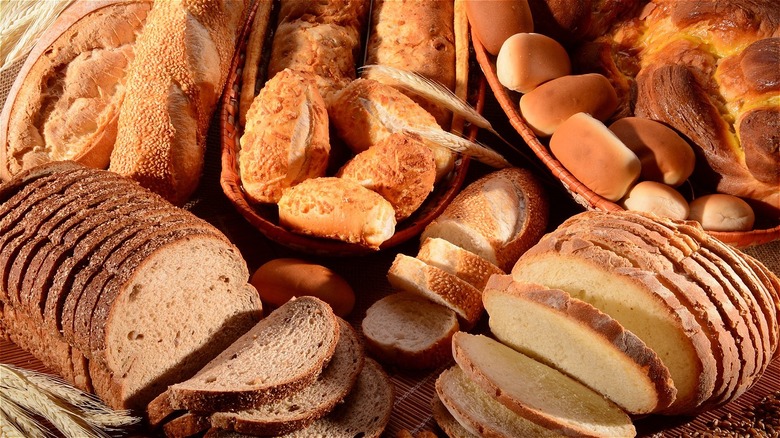 Different types of bread