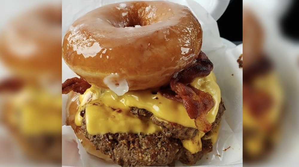 'The Glazed One' burger at Thee Burger Spot