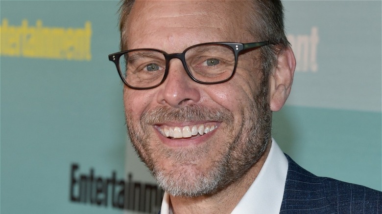 alton brown with glasses