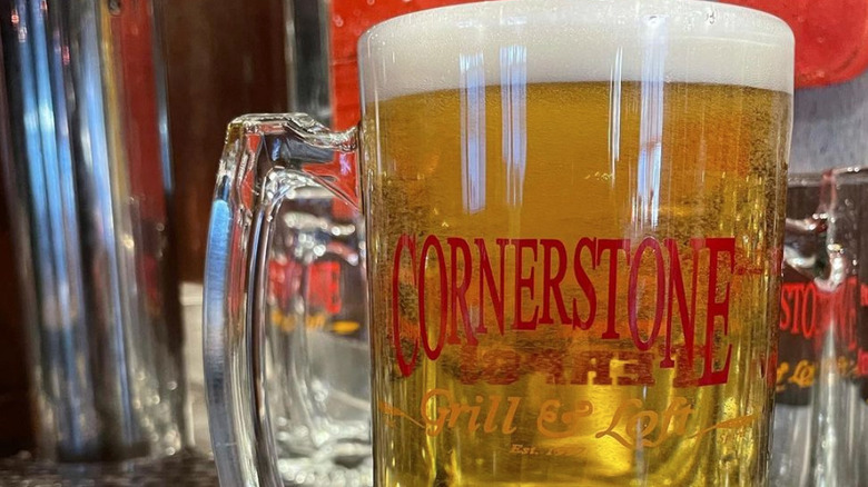 Cornerstone Grill and Loft Draft Beer Mug College Park Maryland