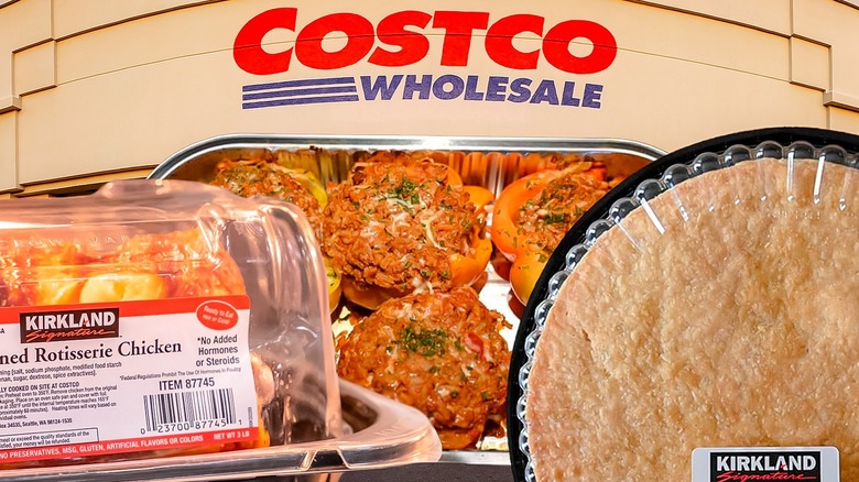 assortment of Costco comfort food