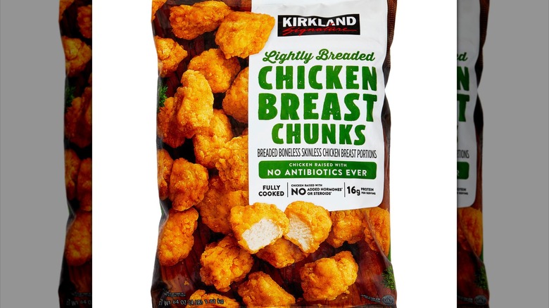 Kirkland Signature Lightly Breaded Chicken Breast Chunks, 4 lbs