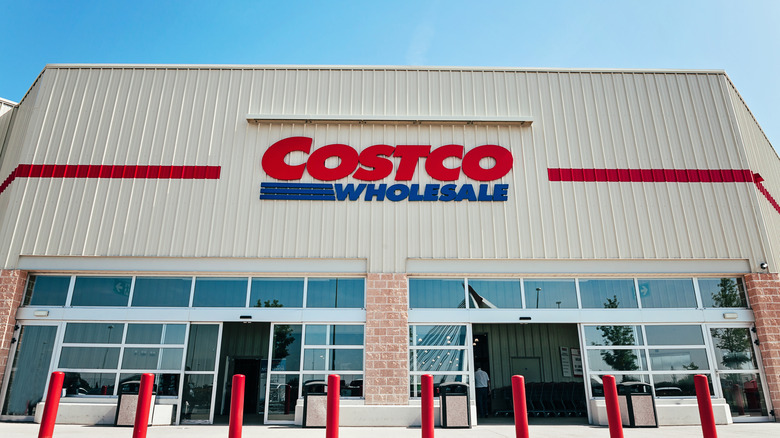front exterior of a Costco store