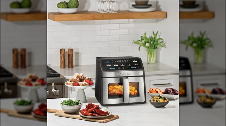 Gourmia 8-Quart Digital Air Fryer with Window & Light