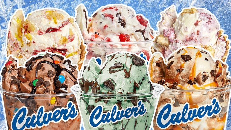 variety of culvers custard flavors